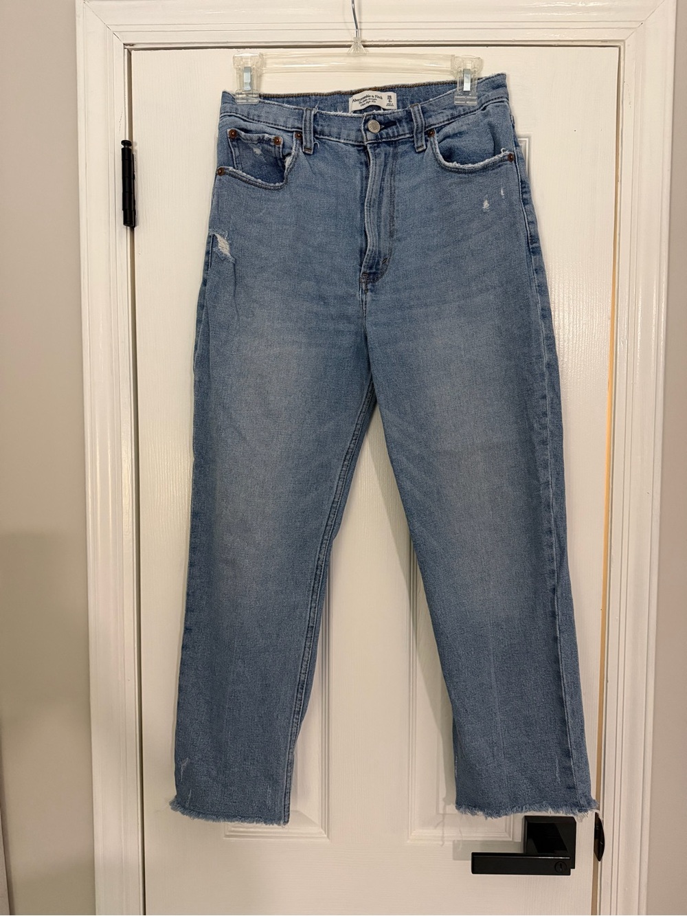Abercrombie & Fitch Light Blue Straight Leg Women’s Jeans